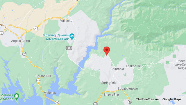 Traffic & Fire Update….Parrotts Ferry Road Closed on Tuolumne Side of Bridge for Airola Fire