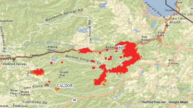 Caldor Fire Burns to 152,545 Acres, 19% Contained, 652 Structures Burned & 4 Injuries