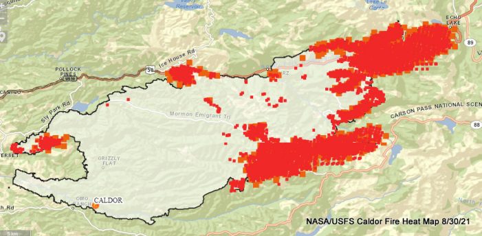 The Caldor Fire is Here, 177,260 Acres, 14% Contained, Evacuation Orders Spread, Maps & Morning Video Below