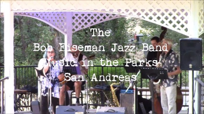 The Bob Eiseman Jazz Band at Concert in the Parks in San Andreas