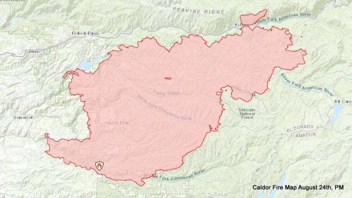 Caldor Fire Now 122,980 Acres, 11% Contained, 637 Structures Destroyed & Inching Towards Lake Tahoe