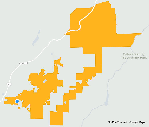 1,467 PG&E Customers Without Power in Arnold Area