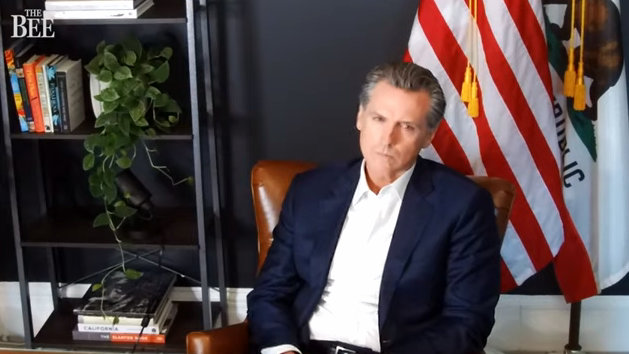 Gavin Newsom Discusses Recall Election Issues With California Opinion Editors