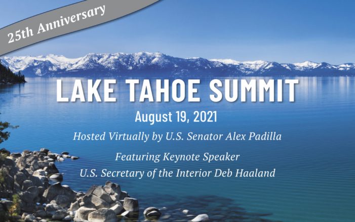 Governor Newsom to Deliver Virtual Remarks at 25th Annual Lake Tahoe Summit