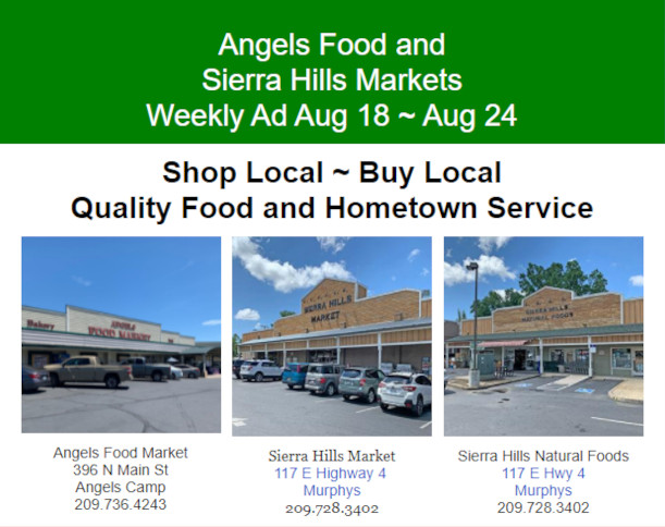 Angels Food and Sierra Hills Markets Weekly Ad Aug 18 ~ Aug 24