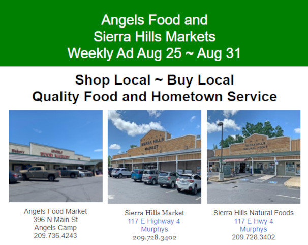 Angels Food and Sierra Hills Markets Weekly Ad Aug 25 ~ Aug 31