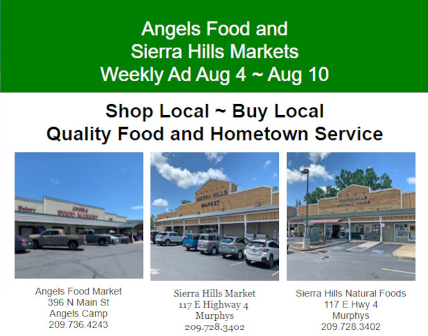 Angels Food and Sierra Hills Markets Weekly Ad Aug 4 ~ Aug 10