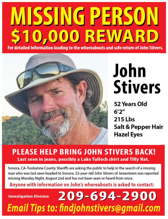 Those Searching for John Stivers Seeking Information on White Van