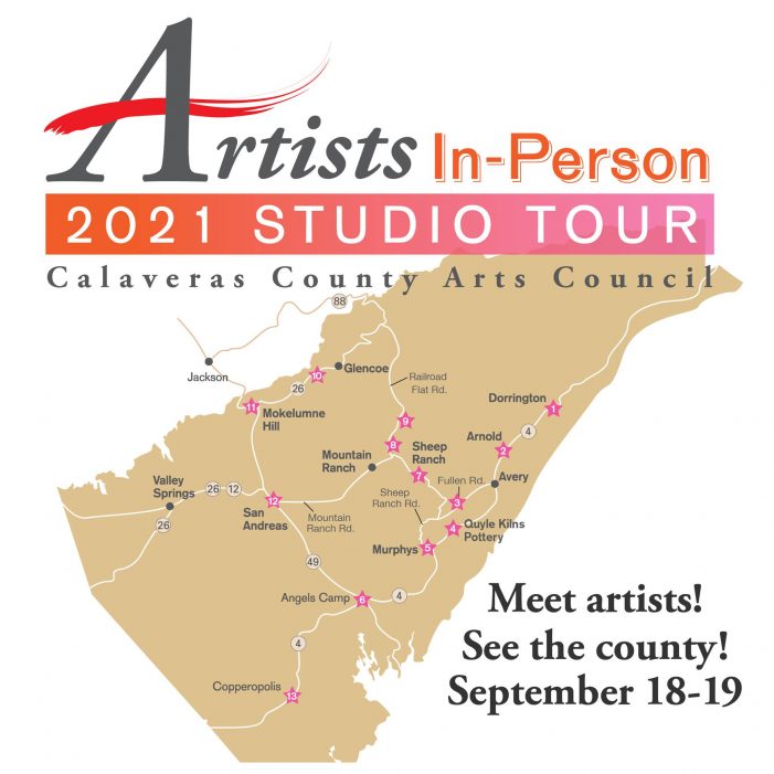 The Calaveras Arts Council Artists Studio Tour Going On Now!!  Don’t Miss It!!