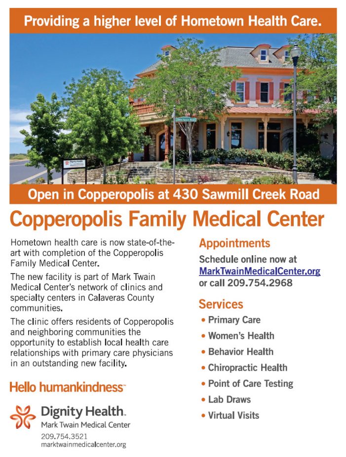 Copperopolis Family Medical Center Now Open at 430 Sawmill Creek Road