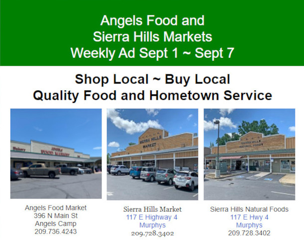 Angels Food and Sierra Hills Markets Weekly Ad Sept 1 ~ Sept 7