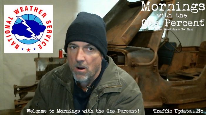 Mornings with the One Percent™ Live Weekdays 7-10am,  This Morning’s Replays are Below
