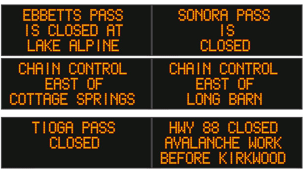 The Latest Chain Control & Road Conditions