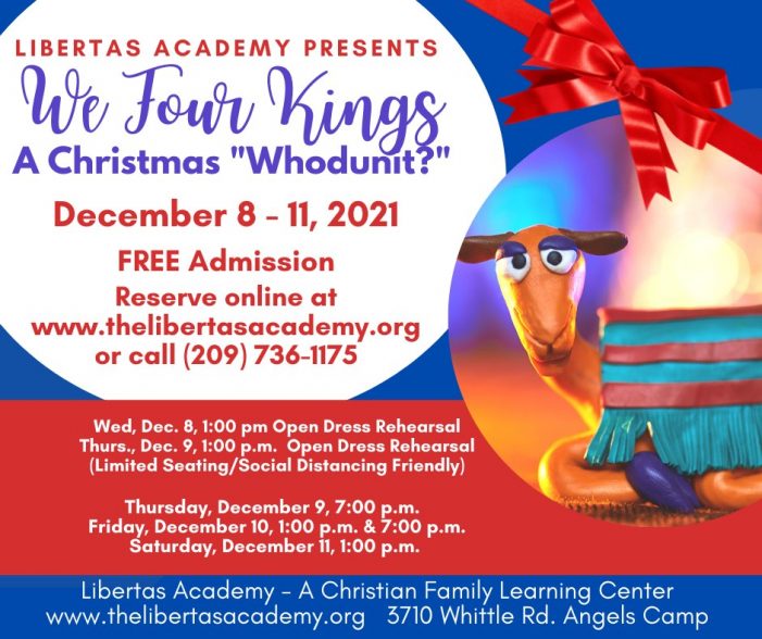 Libertas Academy Presents “We Four Kings” Through December 11th