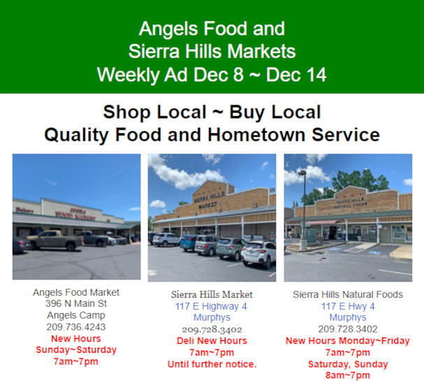 ﻿Angels Food and Sierra Hills Markets Weekly Ad Dec 8 ~ Dec 14