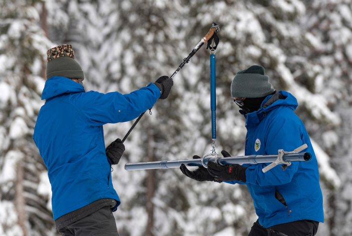 Early Winter Storms Provide 202% of Average in First Snow Survey of Season