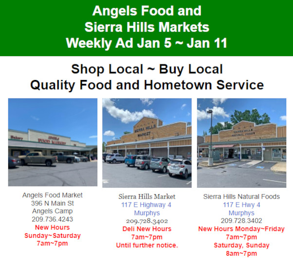Angels Food and Sierra Hills Markets Weekly Ad Jan 5th ~ Jan 11th
