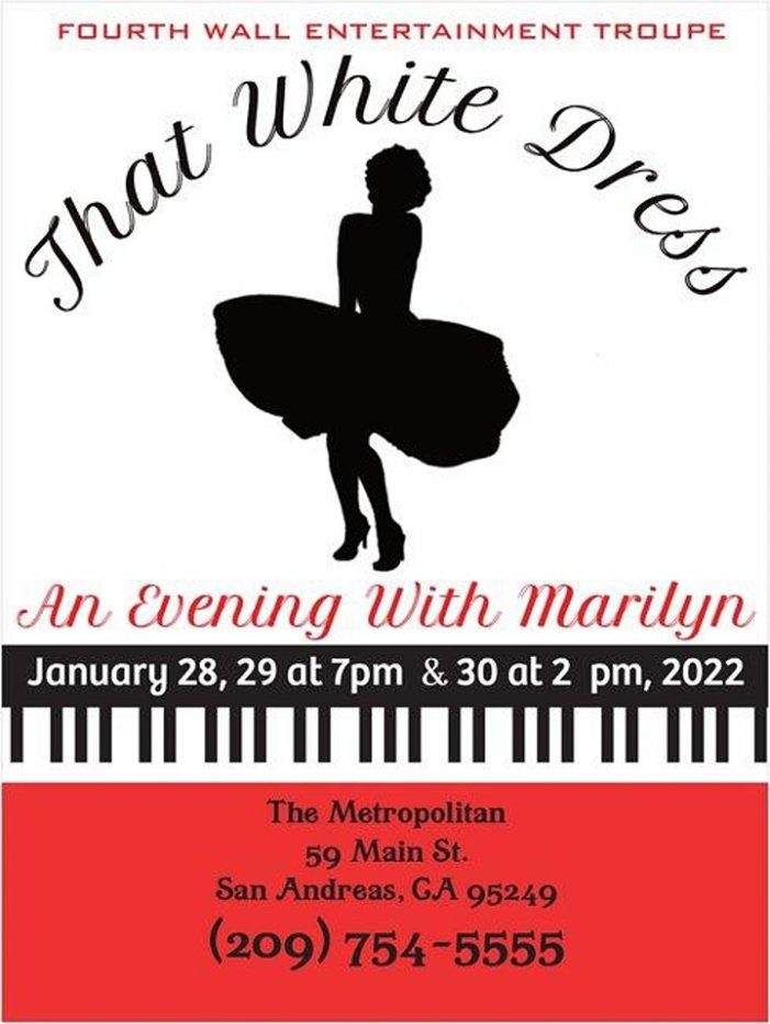That White Dress: An Evening With Marilyn!  One Weekend Only!