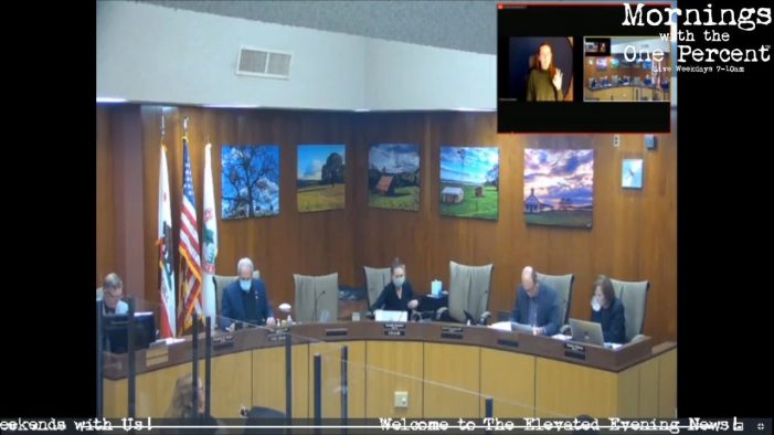 Mornings with the One Percent™ Will Start at 9am Today…Board of Supervisors Meeting Replay is Below