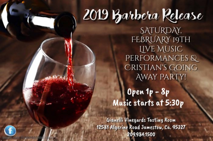 The 2019 Barbera Release Party Gianelli Vineyards