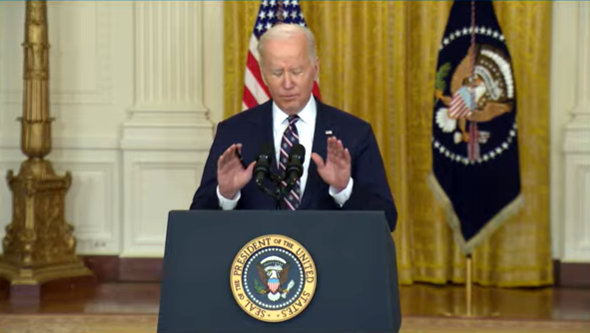 President Biden Announcing Response to Russian Actions in Ukraine