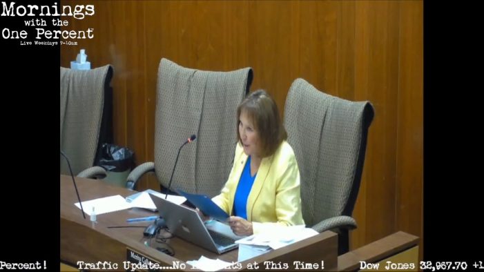 Mornings with the One Percent™ Will Start at 9am Today…Board of Supervisors Replay is Below.
