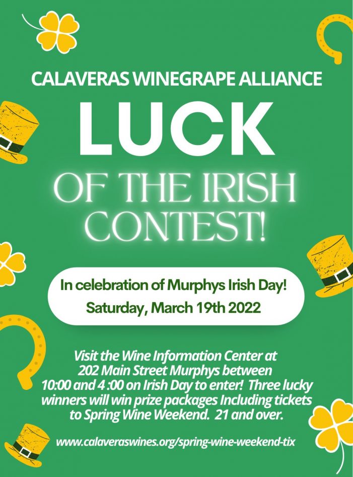 Murphys Irish Day “Luck of the Irish” Prize Wheel at the Wine Info Center!