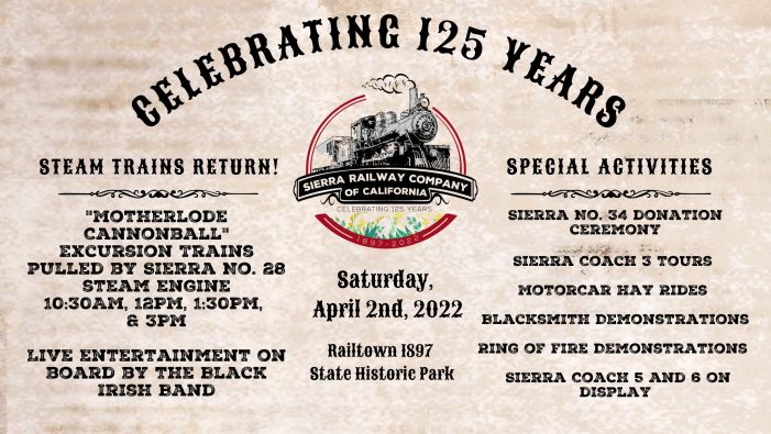 125th Anniversary Celebration Of Sierra Railway Company