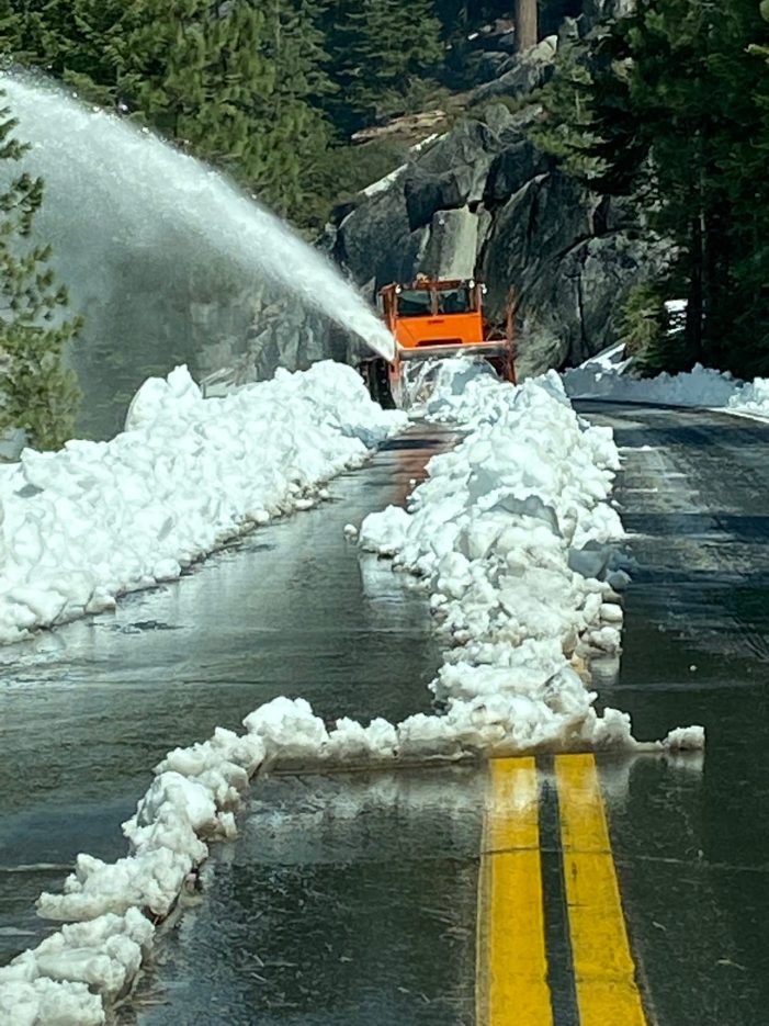 Ebbetts & Sonora Pass Clearing Underway!  Hwy 4 Opening to End of Lake Alpine Today!