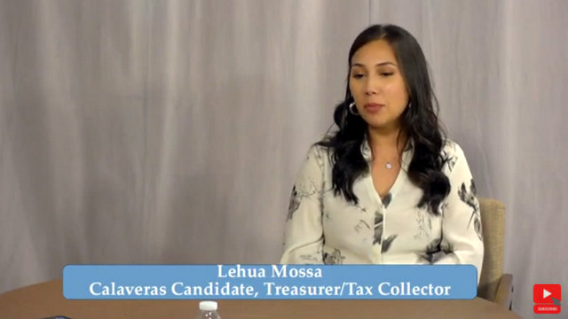 Election 2022 Calaveras Candidates – Treasurer/Tax Collector Candidate Lehua Mossa