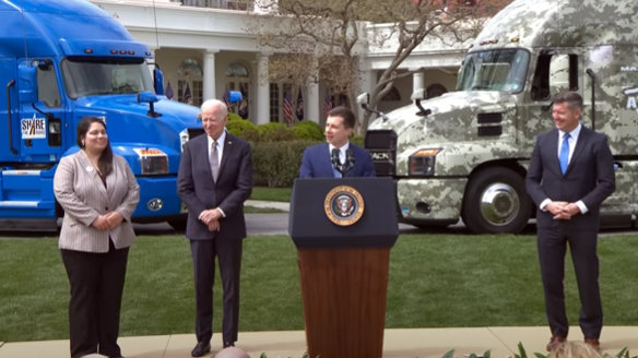 President Biden on the Trucking Action Plan to Strengthen Our Nation’s Supply Chains
