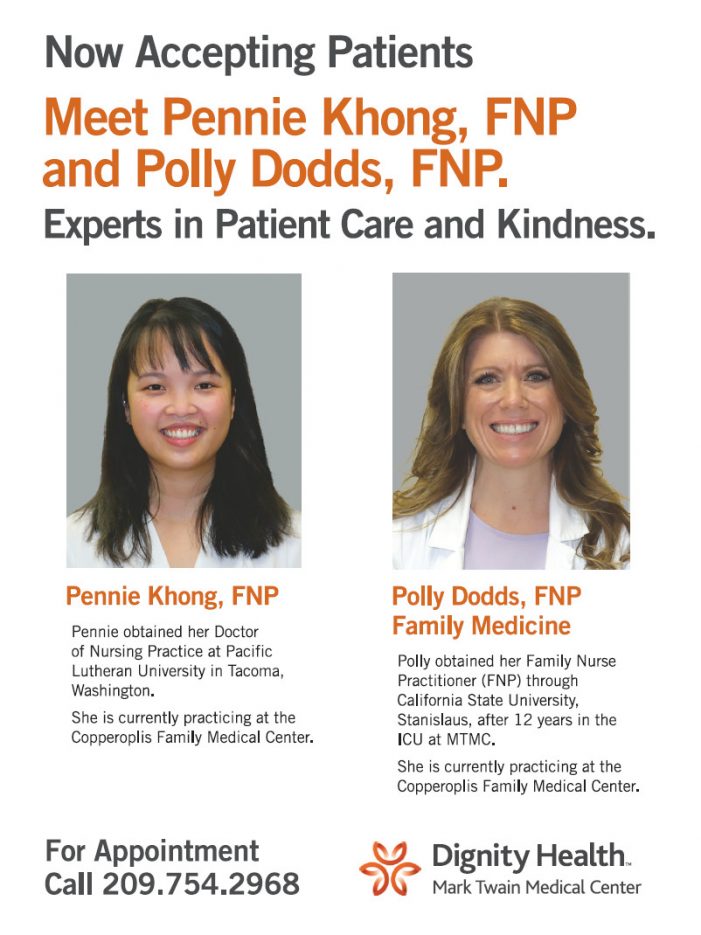 Now Accepting Patients Meet Pennie Khong, FNP and Polly Dodds, FNP. Experts in Patient Care and Kindness.