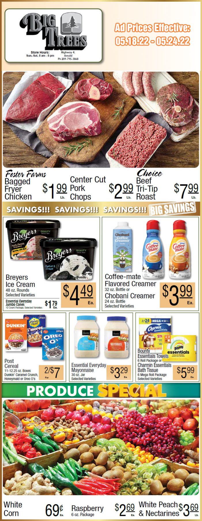 Big Trees Market Weekly Ad & Grocery Specials May 18th Through May 24th! Shop Local & Save!
