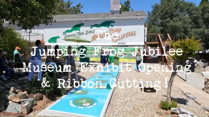 The Ribbon Has Been Cut on The New Beautiful Jumping Frog Jubilee Exhibition!  Photos & Video Below!