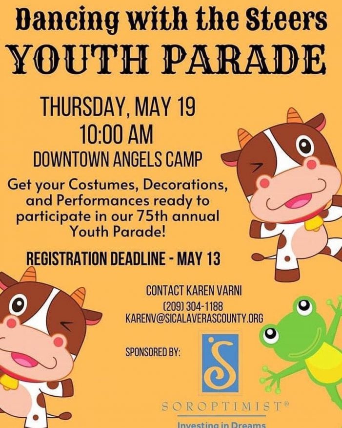 The 75th Annual Youth Parade is May 19 at 10am!  Don’t Miss It!