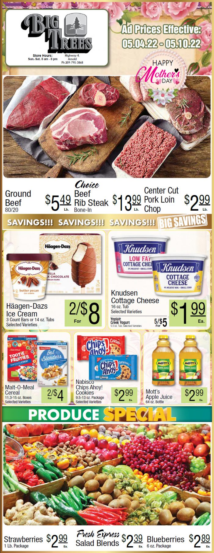 Big Trees Market Weekly Ad & Grocery Specials May 4th Through May 10th! Shop Local & Save!