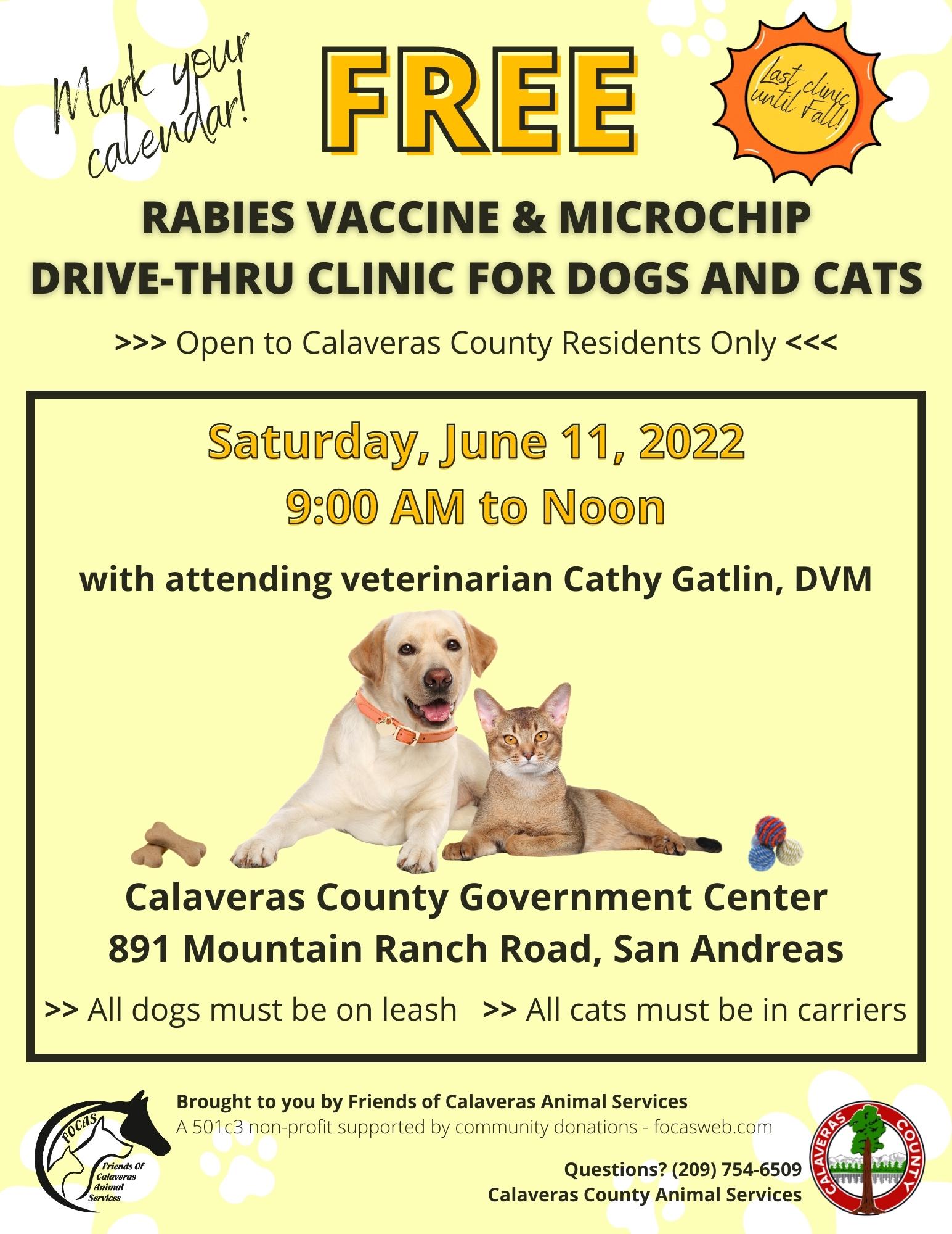 Free cat rabies hot sale vaccine near me