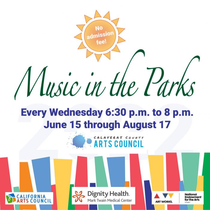 Summer Starts This Wednesday in Valley Springs with the Calaveras Arts Council’s Music in the Parks