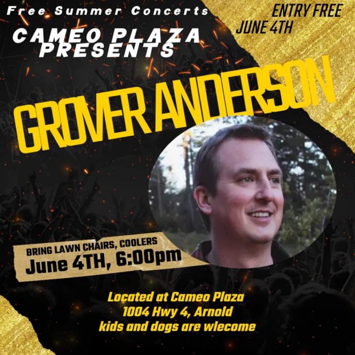 Grover Anderson Tonight at Cameo Plaza