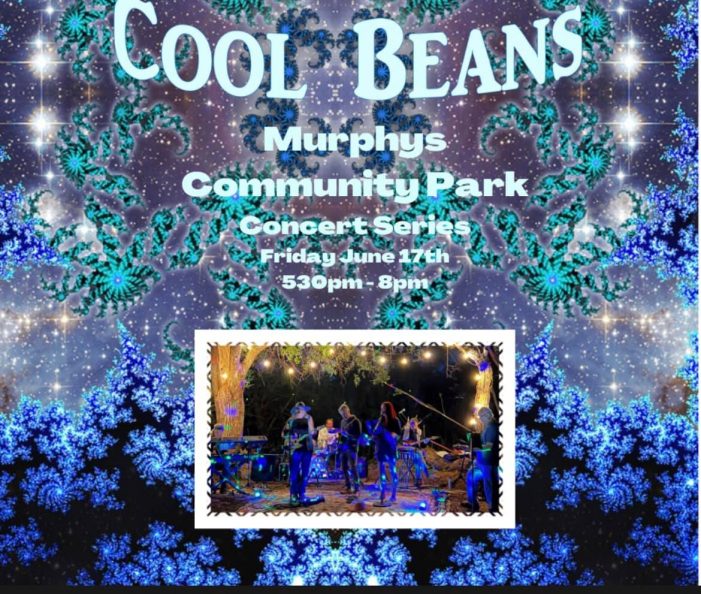 “Cool Beans” at Music in The Park This Eve at 5:30!
