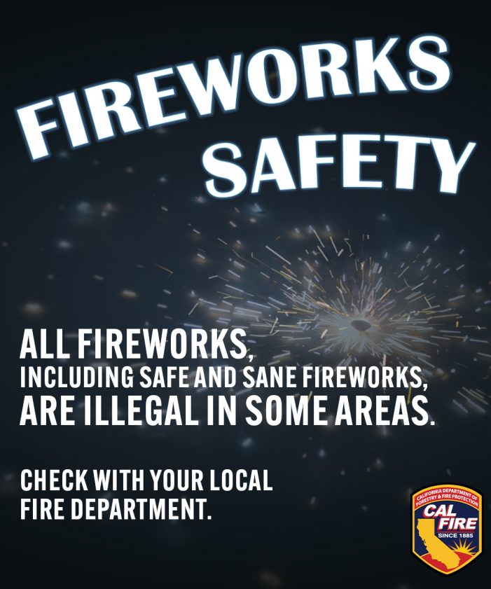 Fireworks Safety is Your Responsibility as We Celebrate Our Nation’s 246th Birthday