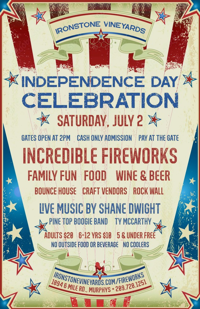 The 2022 Ironstone Vineyards Independence Day Celebration!