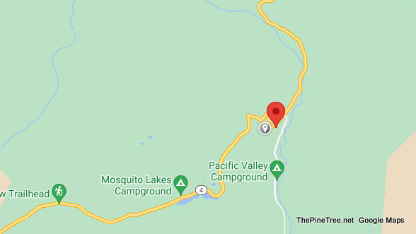 Traffic Update…GPS Trucker Blocking Lanes on Ebbetts Pass Near Pacific Valley Campground