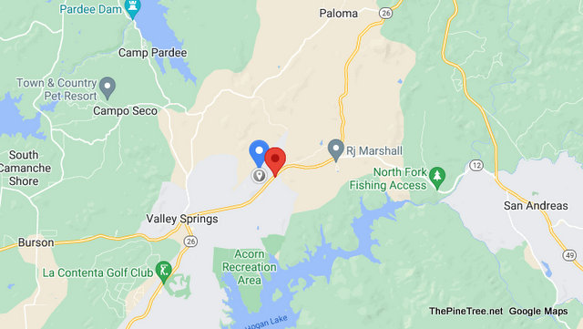 Traffic News…Roadway Blocked by Power Lines at Double Springs and Hwy 12