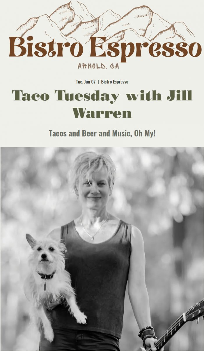 Taco Tuesday with Jill Warren at Bistro Espresso
