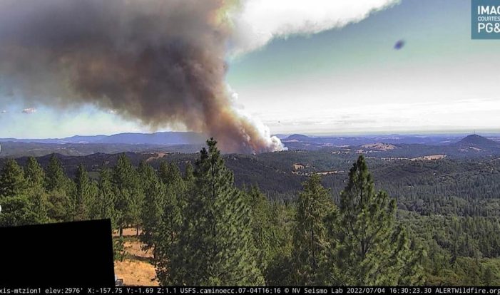 Traffic & Fire Update….(Update Now 250+ Acres) Electra Fire is 75 Acres and Growing, Localized Evacuations Underway