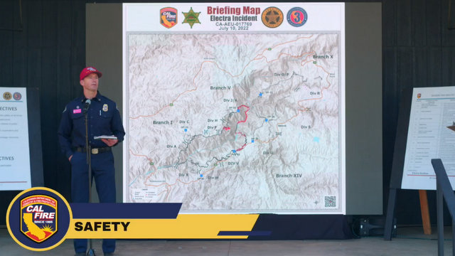 Electra Fire Operational Briefing for July 10th