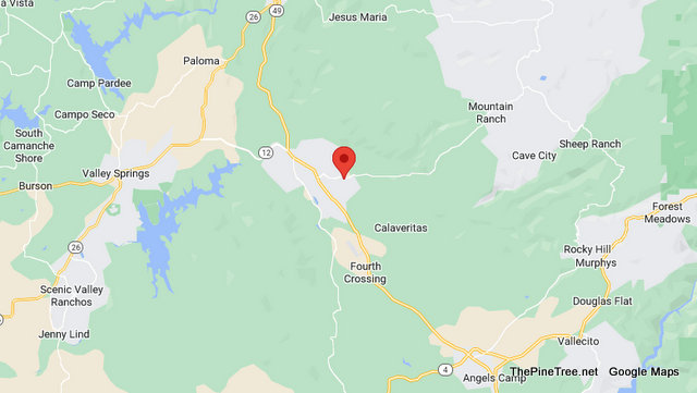 Traffic & Fire Update….Fire Reported Near Mountain Ranch Rd / Windmill Cir
