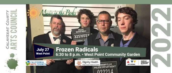 Music in The Parks Presents “Frozen Radicals” This Wednesday