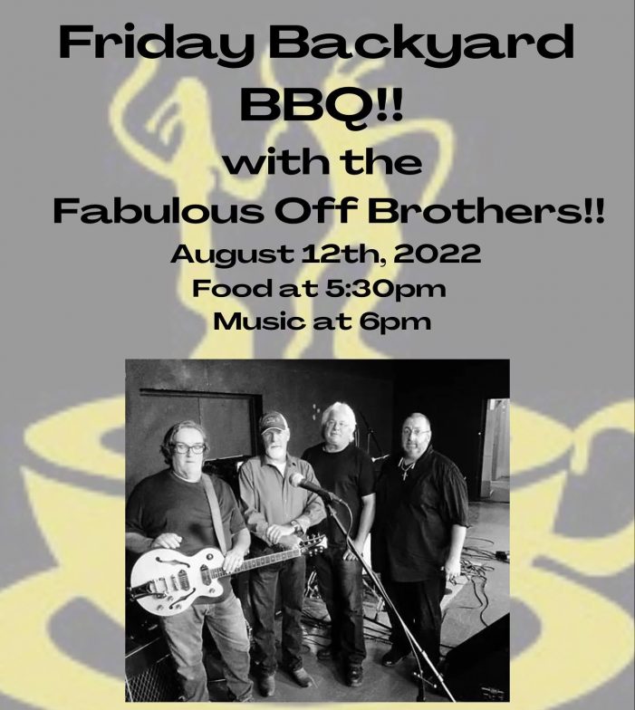 Backyard BBQ with The Fabulous Off Brothers, Drinks, Ice Cream & More!
